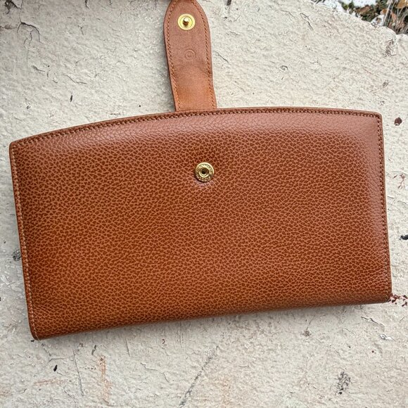 COACH Vintage 90s Madison Italy Mandarin Kisslock Coin Continental Wallet Clutch - Picture 3 of 8